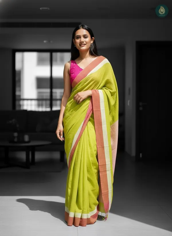 Beautiful_Handloom_Mulcotton_Saree_Without_Blouse_Piece