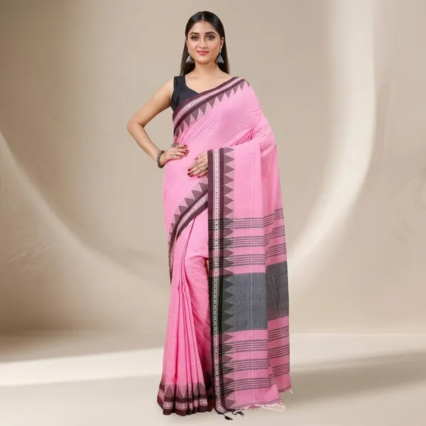 Wsari_Women_S_Handloom_Cotton_Soft_Khadi_Jamdani_Saree_With_Blouse_Piece_Saree_For_All_Ocassion_Length_5_5_Mtr