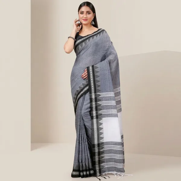 Wsari_Women_S_Handloom_Cotton_Soft_Khadi_Jamdani_Saree_With_Blouse_Piece_Saree_For_All_Ocassion_Length_5_5_Mtr