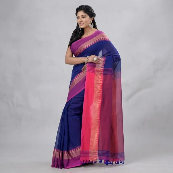 Wsari_Women_S_Handloom_Soft_Cotton_Khadi_Jamdani_Saree_With_Blouse_Piece_Saree_For_All_Ocassion_Length_5_5_Mtr