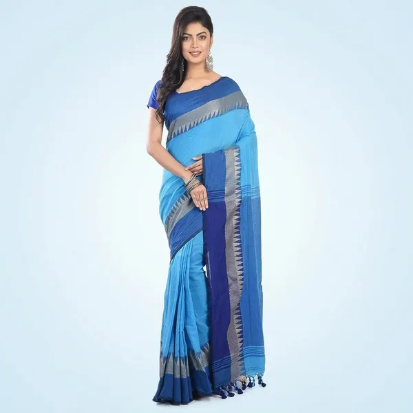 Wsari_Women_S_Handloom_Soft_Cotton_Khadi_Jamdani_Saree_With_Blouse_Piece_Saree_For_All_Ocassion_Length_5_5_Mtr