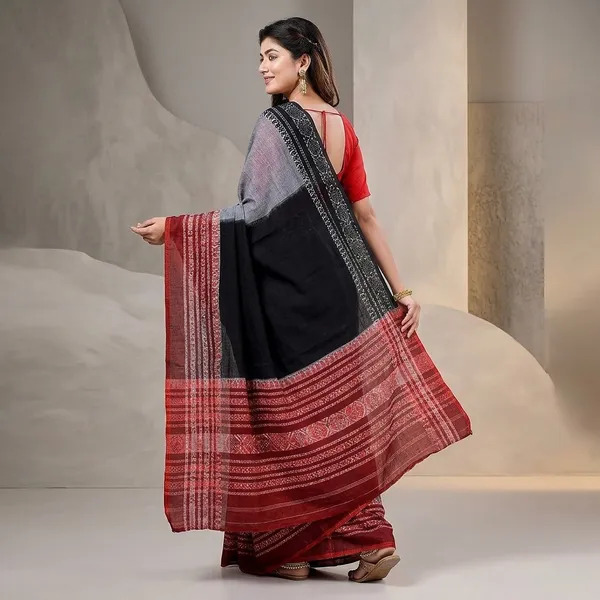 Wsari_Women_S_Handloom_Soft_Cotton_Khadi_Saree_With_Blouse_Piece_Saree_For_All_Ocassion_Length_5_5_Mtr