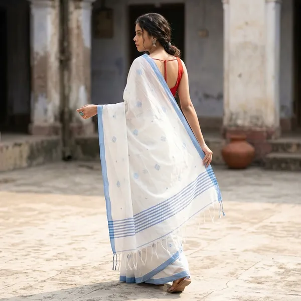 Wsari_Women_S_Traditional_Bengali_Mandir_Designed_Pure_Handloom_Pure_Cotton_Saree_With_Blouse_Piece_Length_5_5_Mtr
