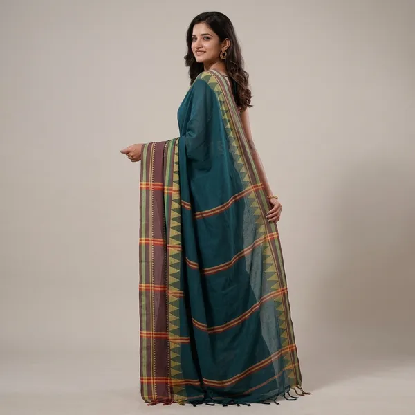 Wsari_Women_S_Traditional_Bengali_Mandir_Designed_Pure_Handloom_Pure_Cotton_Saree_With_Blouse_Piece_Length_5_5_Mtr