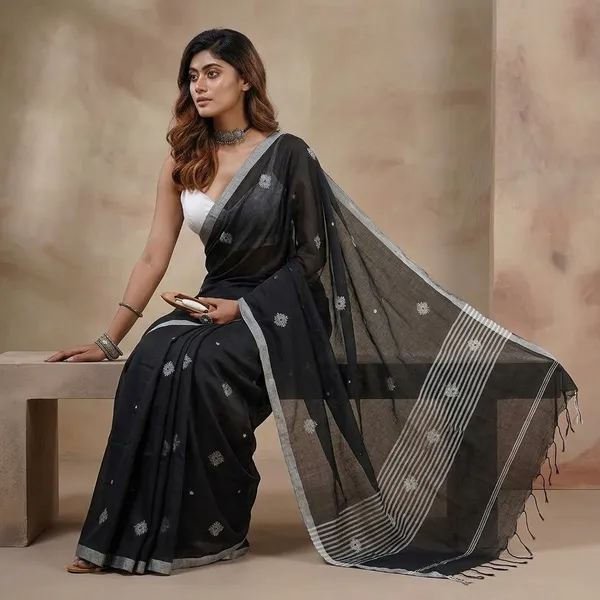 Wsari_Women_S_Traditional_Bengali_Mandir_Designed_Pure_Handloom_Pure_Cotton_Saree_With_Blouse_Piece_Length_5_5_Mtr