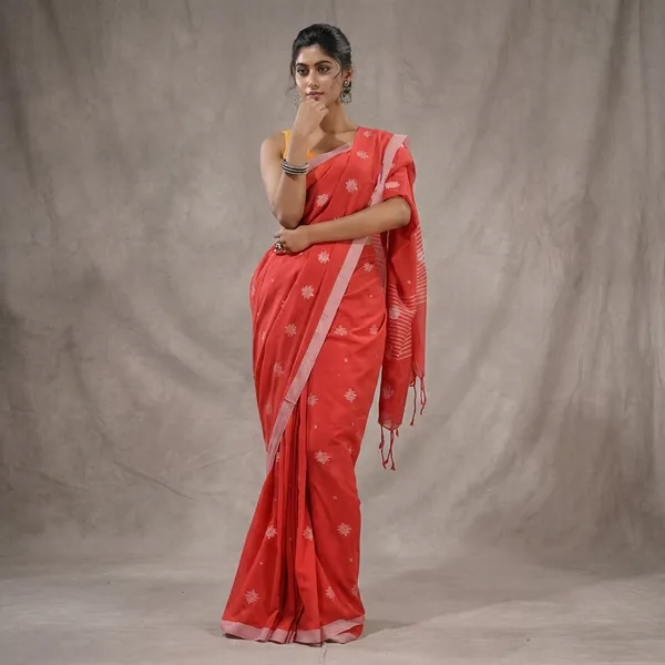 Wsari_Women_S_Traditional_Bengali_Mandir_Designed_Pure_Handloom_Pure_Cotton_Saree_With_Blouse_Piece_Length_5_5_Mtr