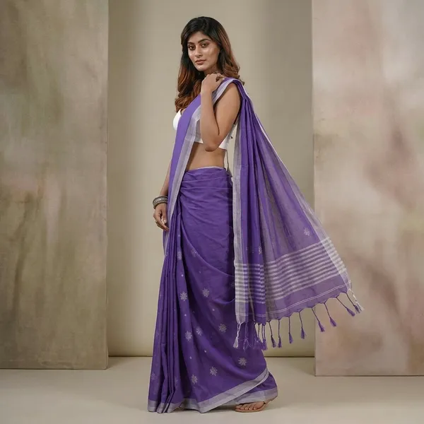 Wsari_Women_S_Traditional_Bengali_Mandir_Designed_Pure_Handloom_Pure_Cotton_Saree_With_Blouse_Piece_Length_5_5_Mtr
