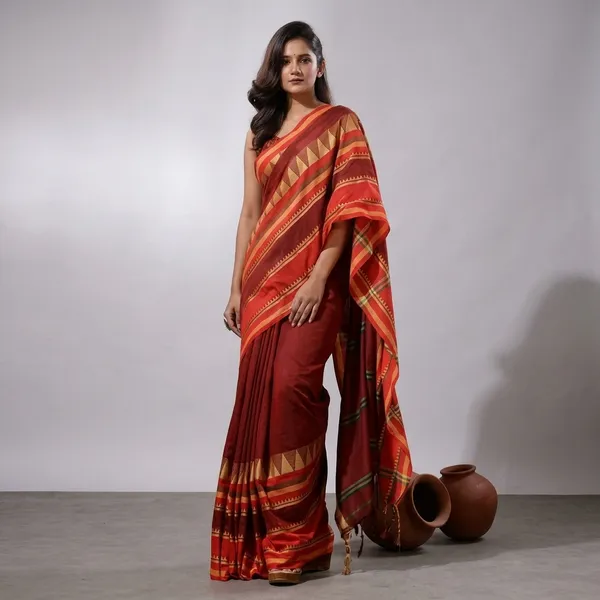 Wsari_Women_S_Traditional_Bengali_Mandir_Designed_Pure_Handloom_Pure_Cotton_Saree_With_Blouse_Piece_Length_5_5_Mtr