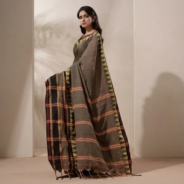 Wsari_Women_S_Traditional_Bengali_Mandir_Designed_Pure_Handloom_Pure_Cotton_Saree_With_Blouse_Piece_Length_5_5_Mtr