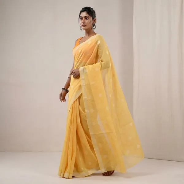 Wsari_Women_S_Traditional_Bengali_Mandir_Designed_Pure_Handloom_Pure_Cotton_Saree_With_Blouse_Piece_Length_5_5_Mtr