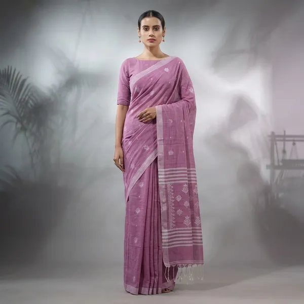 Wsari_Women_S_Traditional_Bengali_Mandir_Designed_Pure_Handloom_Pure_Cotton_Saree_With_Blouse_Piece_Length_5_5_Mtr