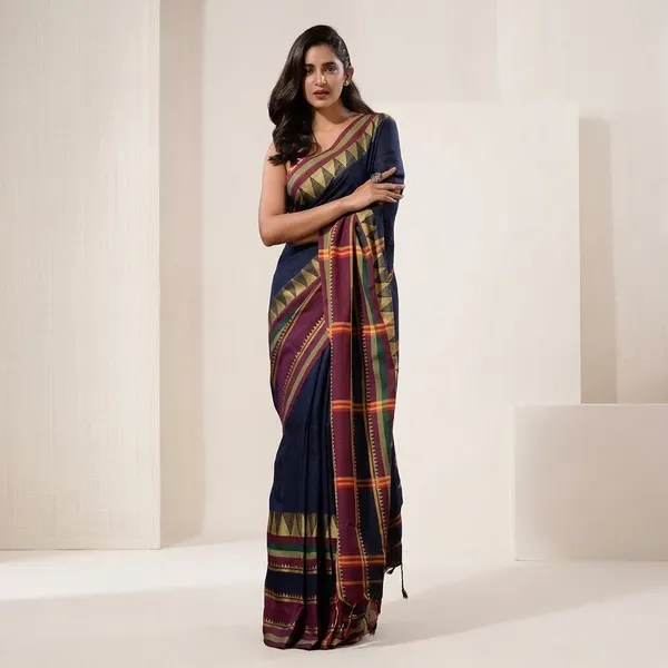 Wsari_Women_S_Traditional_Bengali_Mandir_Designed_Pure_Handloom_Pure_Cotton_Saree_With_Blouse_Piece_Length_5_5_Mtr
