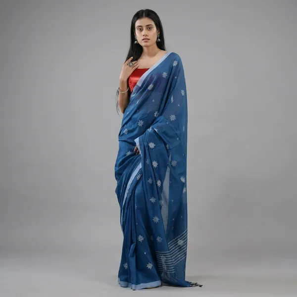 Wsari_Women_S_Traditional_Bengali_Mandir_Designed_Pure_Handloom_Pure_Cotton_Saree_With_Blouse_Piece_Length_5_5_Mtr