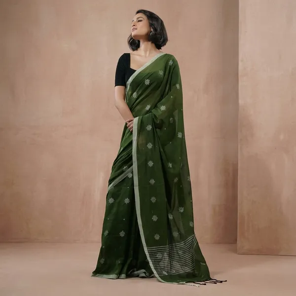 Wsari_Women_S_Traditional_Bengali_Mandir_Designed_Pure_Handloom_Pure_Cotton_Saree_With_Blouse_Piece_Length_5_5_Mtr