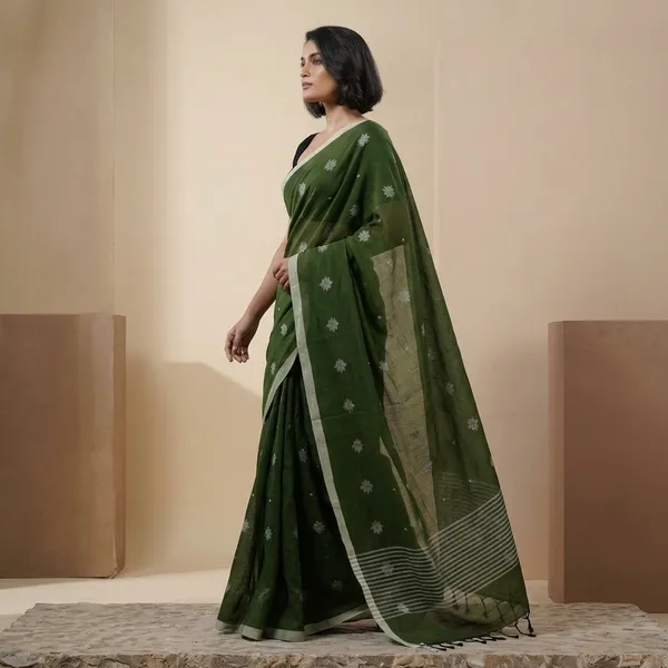 Wsari_Women_S_Traditional_Bengali_Mandir_Designed_Pure_Handloom_Pure_Cotton_Saree_With_Blouse_Piece_Length_5_5_Mtr