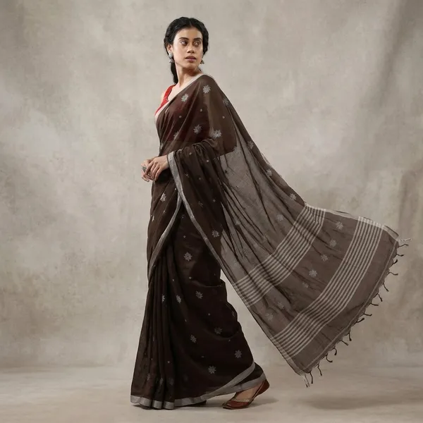 Wsari_Women_S_Traditional_Bengali_Mandir_Designed_Pure_Handloom_Pure_Cotton_Saree_With_Blouse_Piece_Length_5_5_Mtr