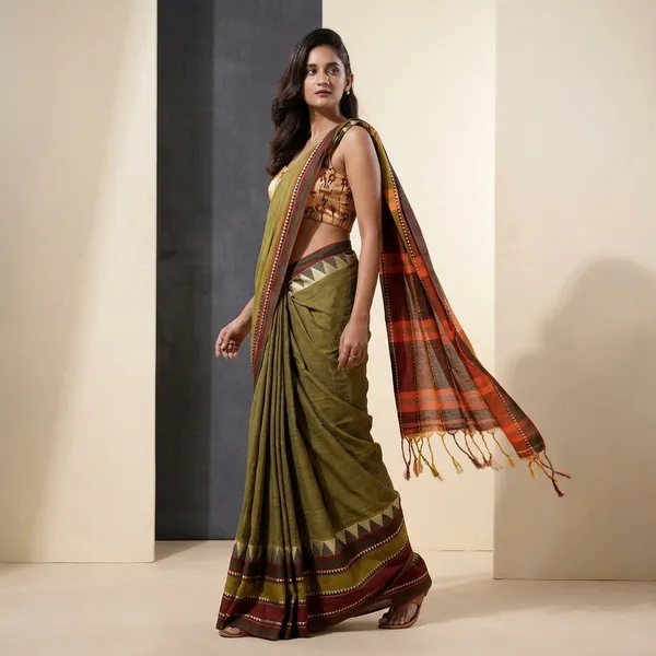 Wsari_Women_S_Traditional_Bengali_Mandir_Designed_Pure_Handloom_Pure_Cotton_Saree_With_Blouse_Piece_Length_5_5_Mtr