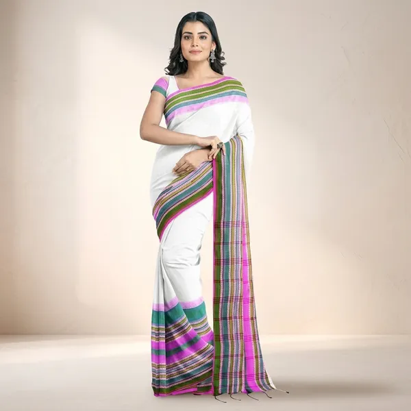 Women_S_Traditional_Bengali_Woven_Designed_Pure_Handloom_Pure_Cotton_Saree_With_Blouse_Piece_Length_5_5_Mtr_Color_White