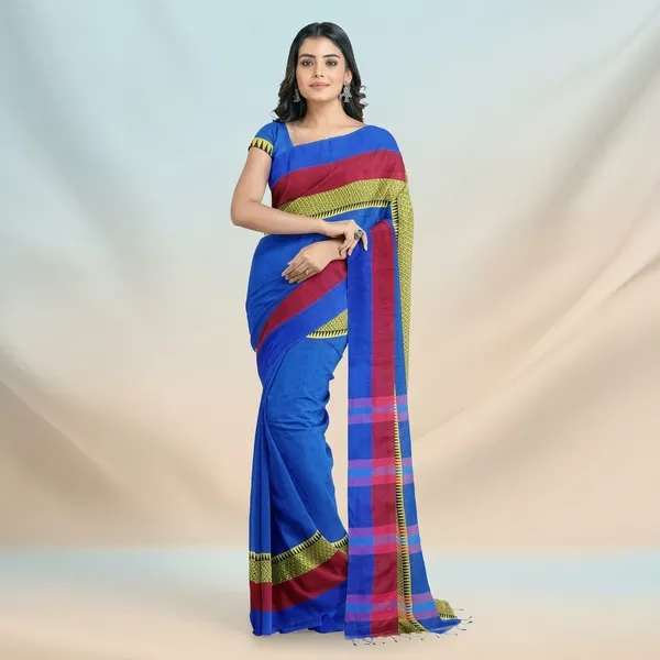 Women_S_Traditional_Bengali_Woven_Designed_Pure_Handloom_Pure_Cotton_Saree_With_Blouse_Piece_Length_5_5_Mtr_Blouse_0_80_Mtr