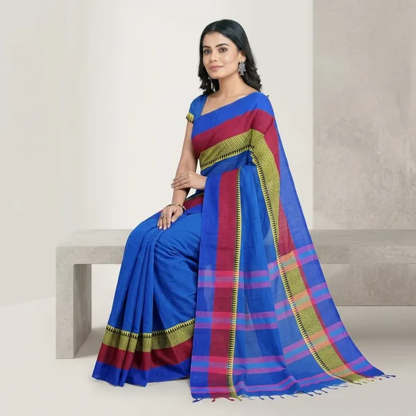 Women_S_Traditional_Bengali_Woven_Designed_Pure_Handloom_Pure_Cotton_Saree_With_Blouse_Piece_Length_5_5_Mtr_Blouse_0_80_Mtr