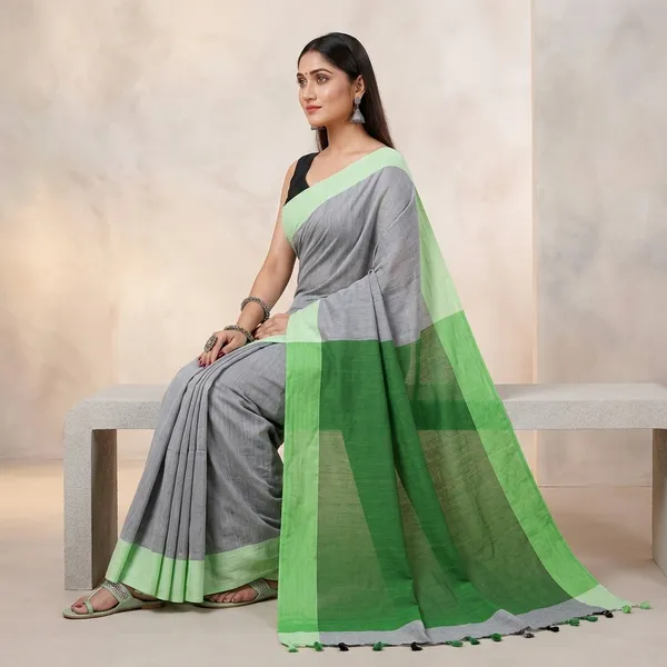 Women_S_Traditional_Bengal_Pure_Handloom_Pure_Cotton_Saree_With_Blouse_Piece_Length_5_5_Mtr_Blouse_0_80_Mtr