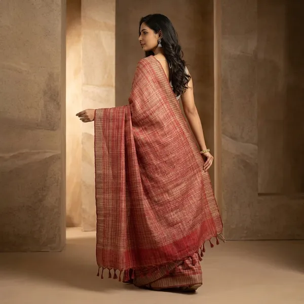 Women_S_Handloom_Jute_Khesh_Cotton_Saree_Ethnic_Wear_With_Running_Unstitched_Blouse_Piece_Free_Size