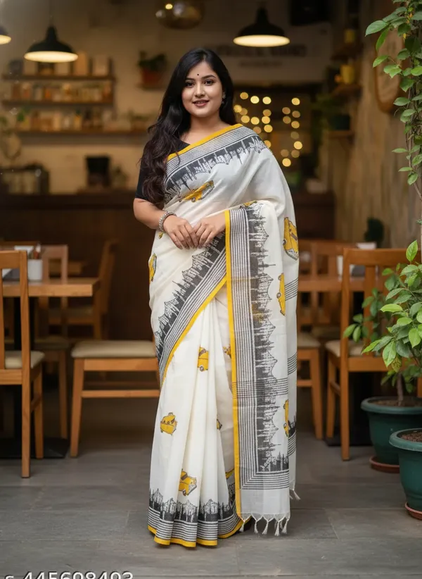 Wsari_Women_S_Handloom_Soft_Cotton_Taxi_Printed_Saree_With_Blouse_Piece_Saree_For_All_Ocassion_Length_5_5_Mtr