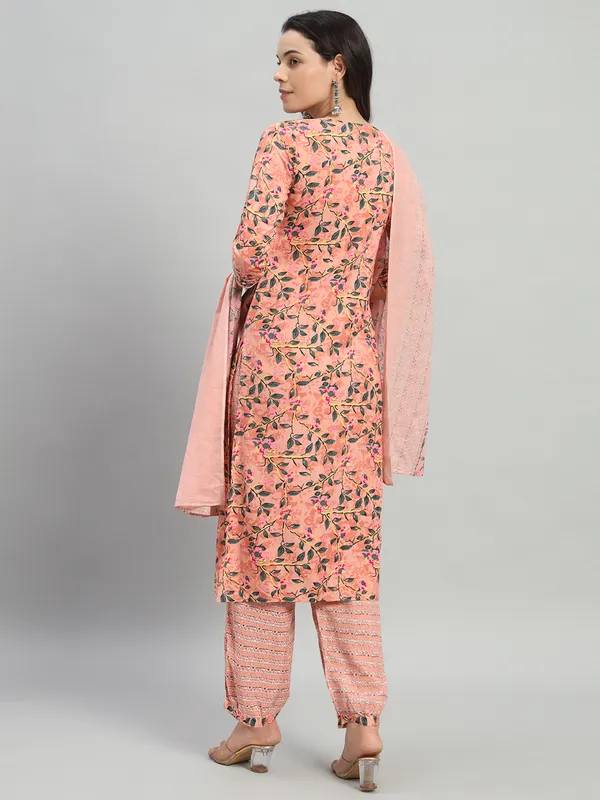 Pink_Floral_Print_Kurta,_Patiala_&_Dupatta_Set_For_Women