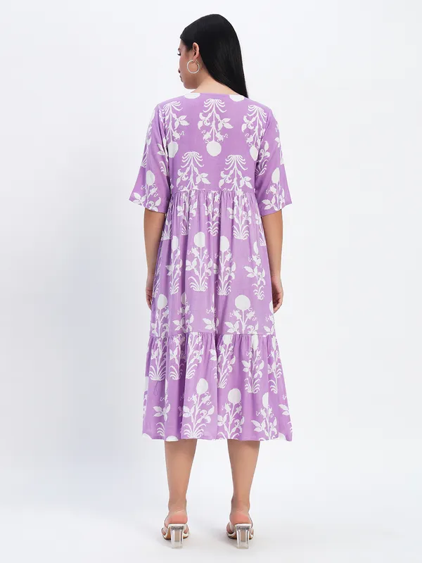 Purple_Printed_Viscose_Rayon_Flared_Kurta_For_Women