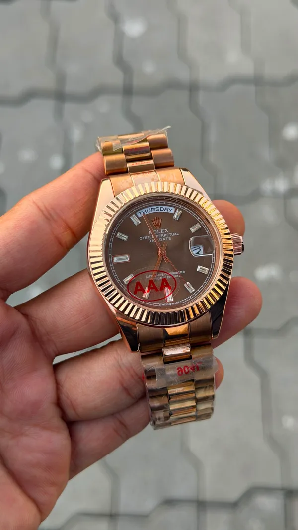 Role_xx_Rose_Gold_Crystal_Day-Date_Watch_For_Men