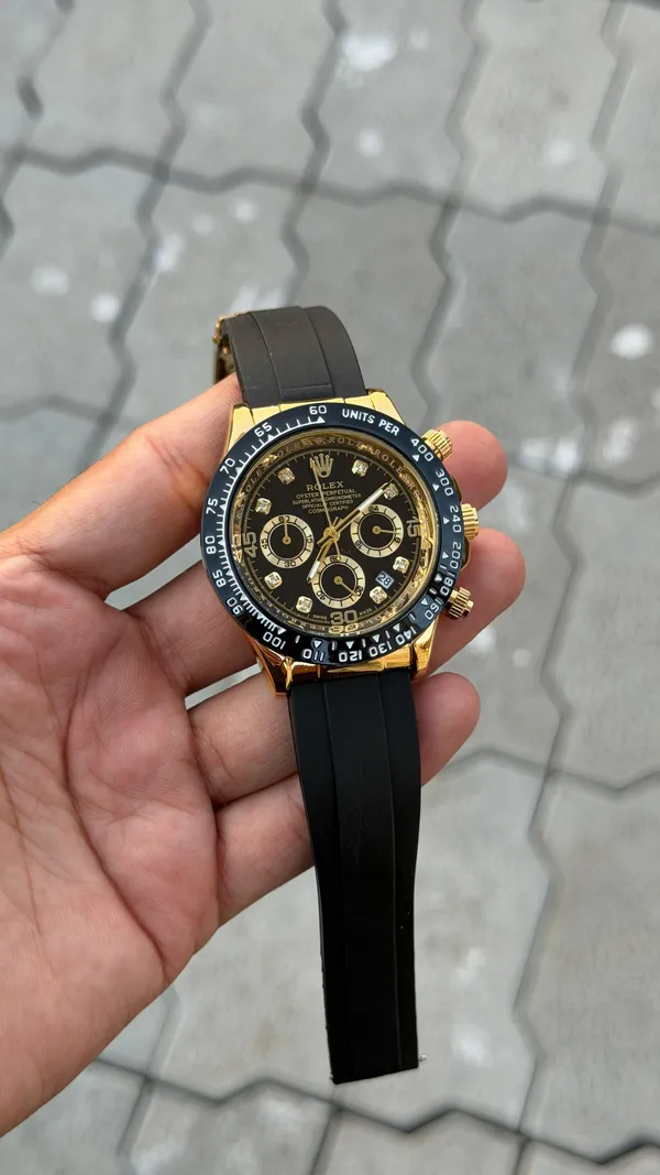 Black_gold_Role_'X_Daytona_Watch_For_Men