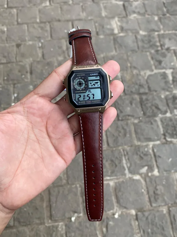 New_Demanded_Classic_Digital_Premium_Brown_Rose_Watch_For_Men