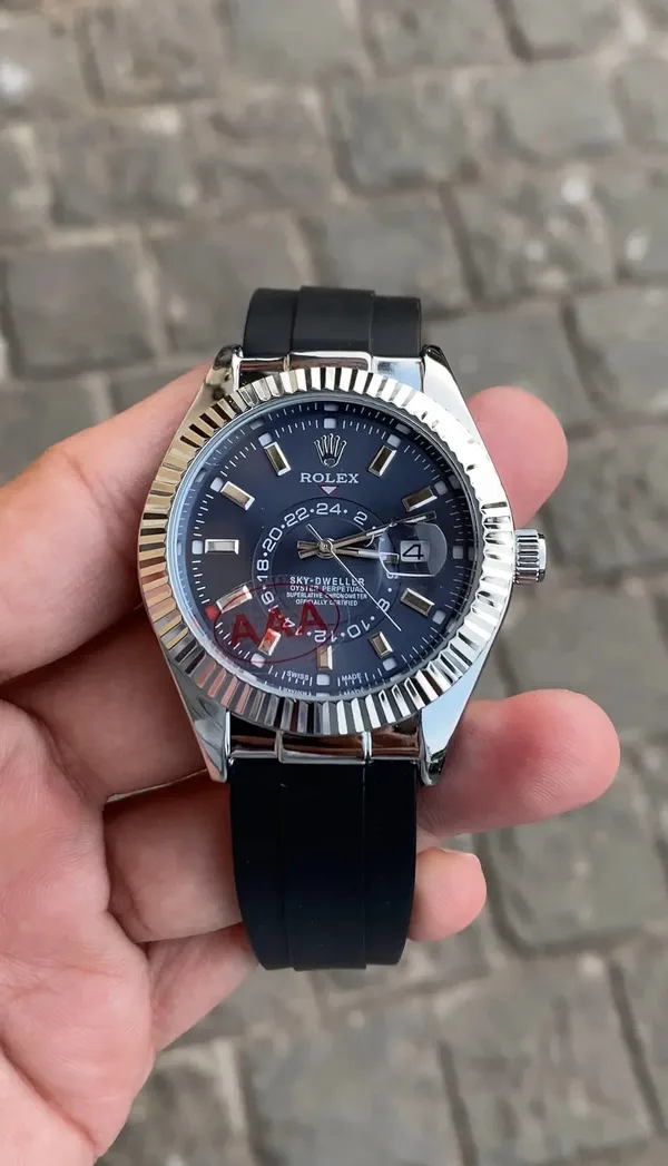 Silver_New_Precious_sky_Watch_For_Men