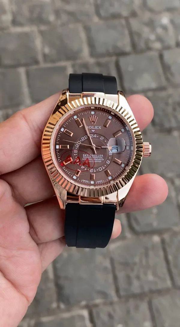 Rose_Gold_Brownie_New_Precious_sky_Watch_For_Men