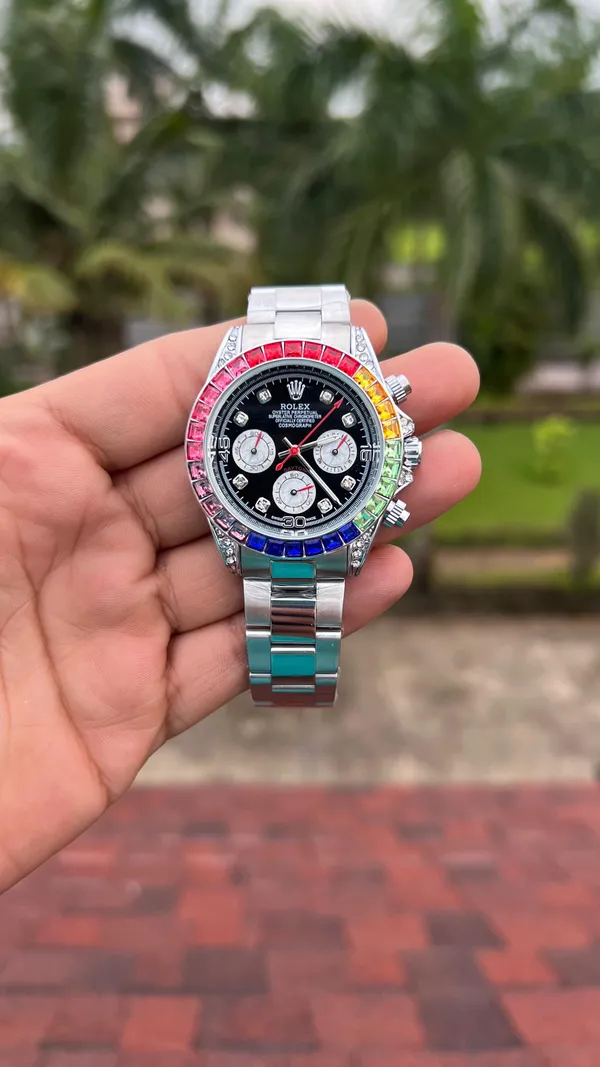 Silver_Roll_Ex_Rainbow_Watch_For_Men