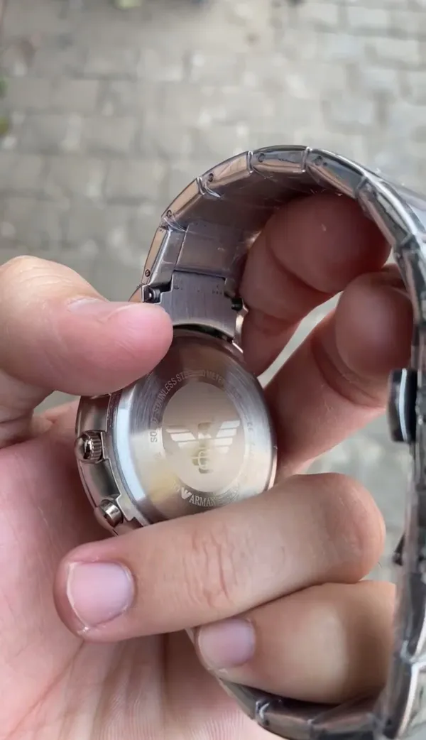 Silver_Black_Classic_Chronograph_Stainless_Steel_Watch_For_Men