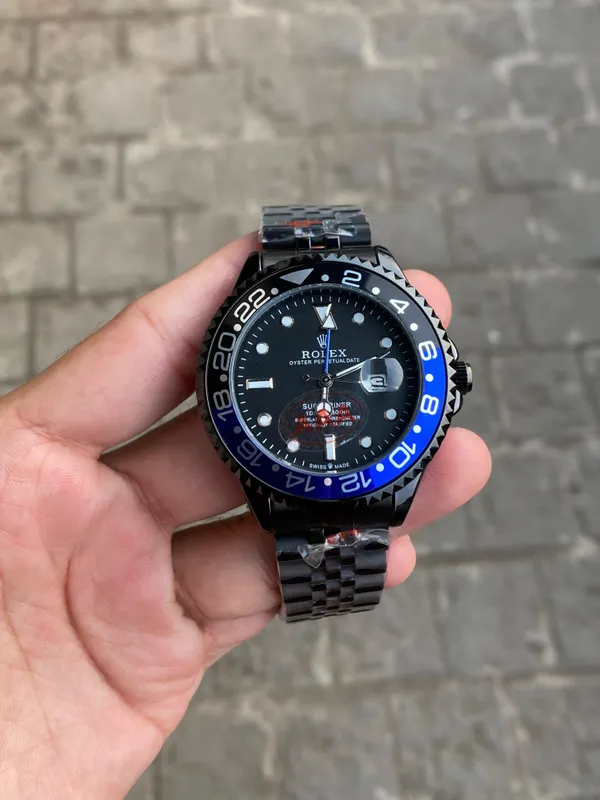 Black_&_Blue_Gmt_premium_Stainless_Steel_Watch_For_Men