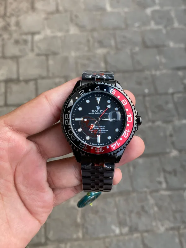 Black_&_Red_Gmt_premium_Stainless_Steel_Watch_For_Men