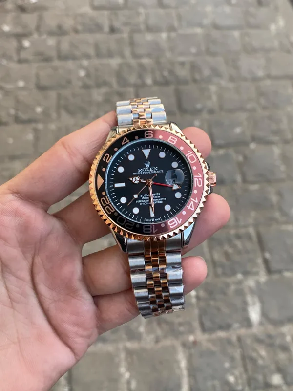 Tuton_Rose_Gold_Gmt_premium_Stainless_Steel_Watch_For_Men