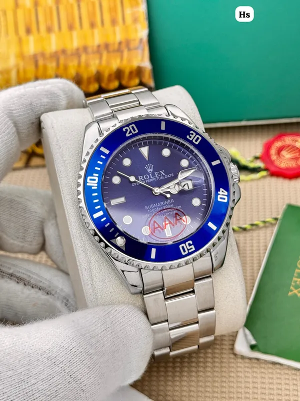 Silver_Blue_Submarine_Stainless_Steel_Watch_For_Men