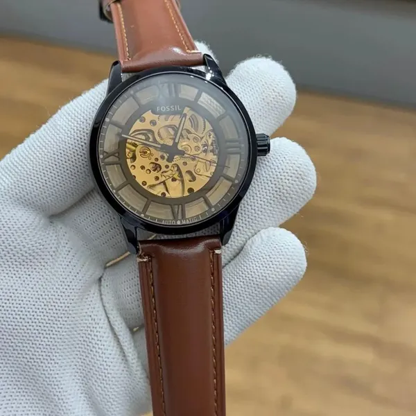 Brown_Leather_Automatic_Foss_il_Watch_For_Men