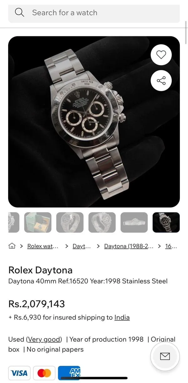 Role__x_Silver_Black_Daytona_Chronograph_Watch_For_Men