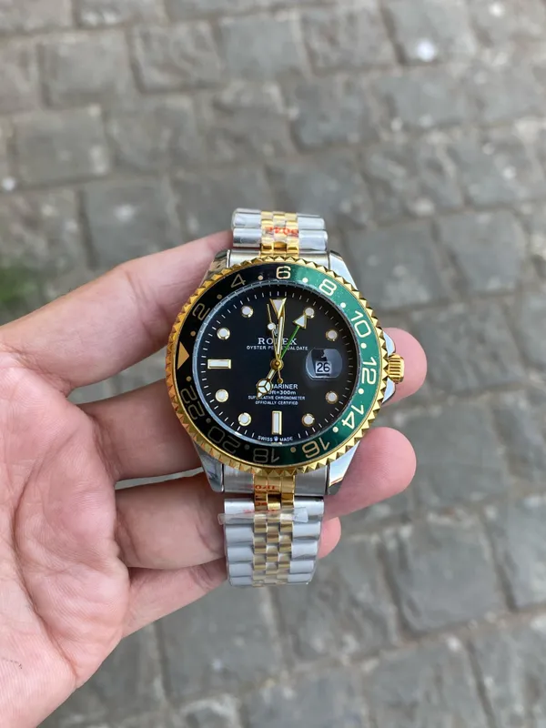 Tuton_Black_GMT_Stainless_Steel_Premium_Watch_For_Men