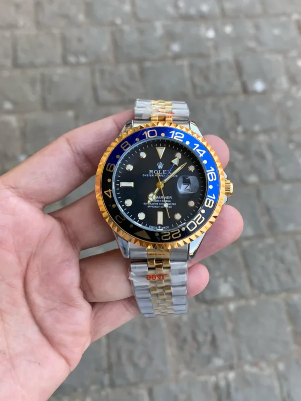 Tuton_Black_Blue_GMT_Stainless_Steel_Premium_Watch_For_Men