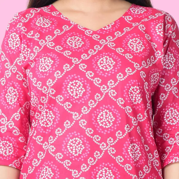 Pink_Cotton_Premium_Kurti_With_Pant_Set_For_Women