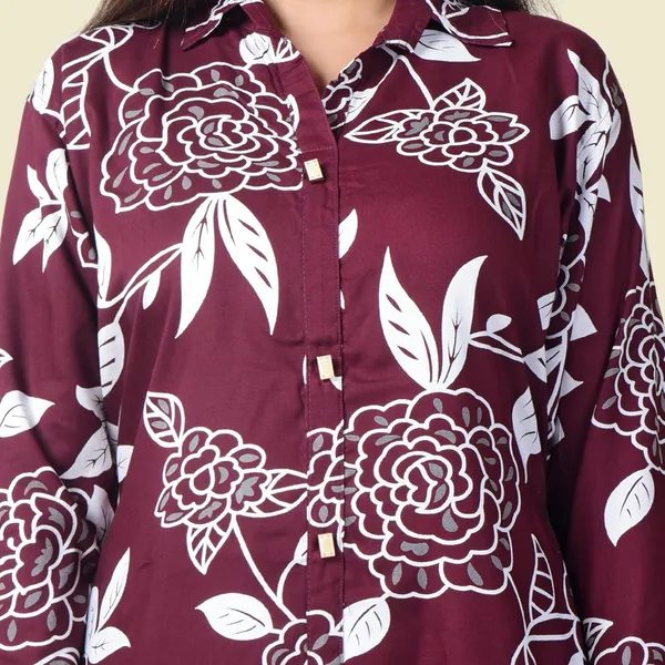 Maroon_Leon_Premium_Co_Ord_Set_For_Women