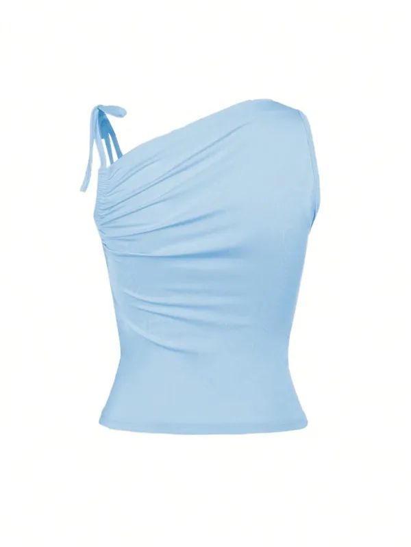 Sky_Blue_Cotton_Blend_Top_For_Women