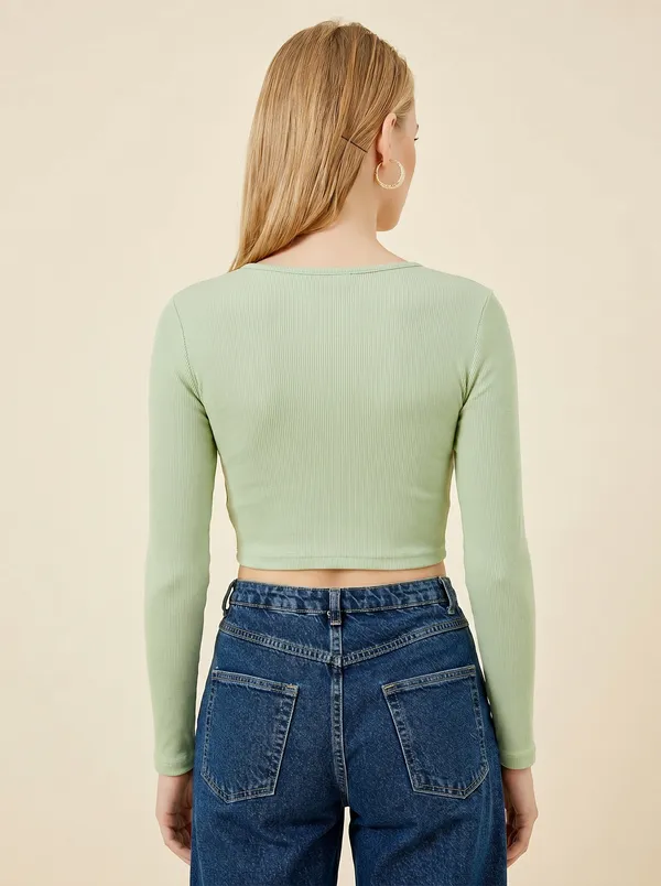 Pista_Green_Cotton_Blend_Scoop_Neck_Top_For_Women