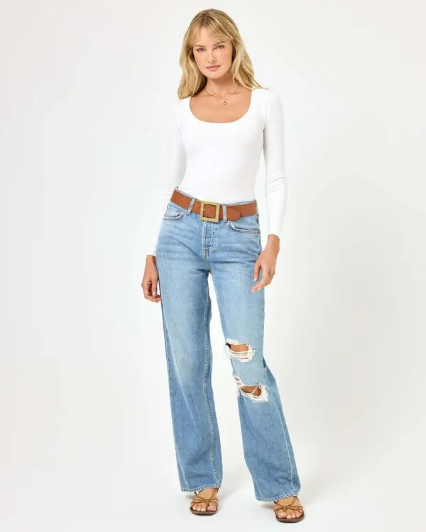 White_Cotton_Blend_Top_For_Women
