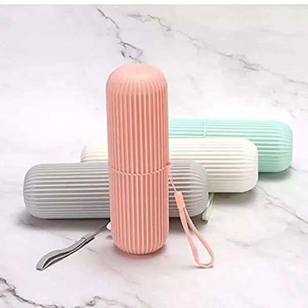 Plastic_Toothbrush_Holder_|_Capsule_Shape_Toothbrush_Case_For_Travelling_|_Toothpaste_Case_Holder_Portable_Toothbrush_Storage_Multicolor_(Pack_Of_1)